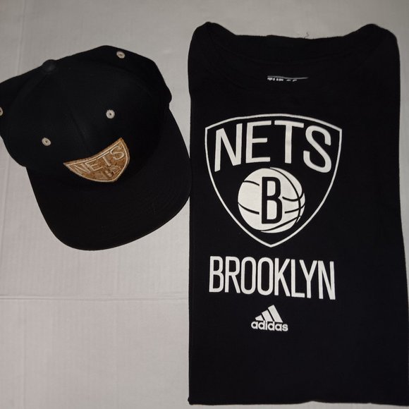 adidas Other - ADIDAS BROOKLYN NETS BASKETBALL HAT & TEE